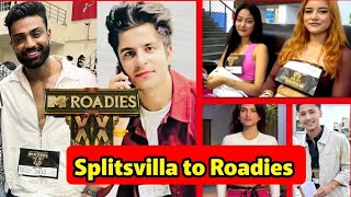 SPLITSVILLA CONTESTANT GOING TO ROADIES ROADIES DOUBLE CROSS CONTESTANTS LIST ROADIES DOUBLE CROSS [upl. by Dettmer]