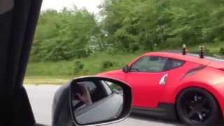 Fast Intentions Twin Turbo 370Z vs GTR [upl. by Peterus]