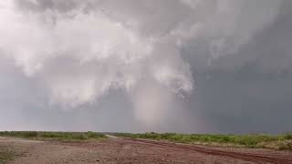 VIOLENT Stovepipe Tornado Duke Oklahoma [upl. by Sasnett93]