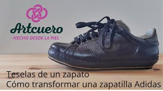 Cómo transformar una zapatilla Adidas Parte 1 Teselas de un zapato [upl. by Pembrook]