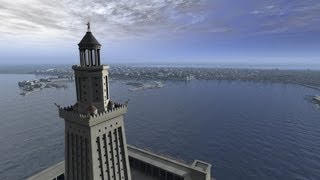 The Lighthouse of Alexandria and the Ancient Port of Alexandria [upl. by Nyret281]