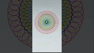 quotMastering Spirograph Art Stunning Patterns Made Easyquotspirograph art shorts2024 satisfying [upl. by Vedette]