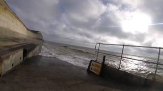 Cycle ride along the under cliff path from Brighton Marina to Saltdean [upl. by Nileuqcaj]