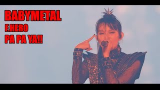 REACTION BABYMETAL  PA PA YA feat FHERO OFFICIAL [upl. by Edgardo760]