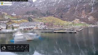 Geirangerfjord cruise port Geiranger marina [upl. by Shih]