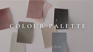 How I create a colour palette for a series of paintings [upl. by Etteluap]