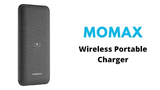 Momax Wireless Power Bank  Unboxing and First Look [upl. by Soinski543]