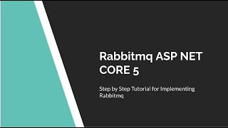 RabbitMQ ASP NET CORE 5 part 09 Event Publisher Tutorial [upl. by Onurb453]