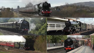 The Very Best of UK Steam Trains on the Mainline in 2022 [upl. by Ytinirt886]