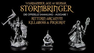 Warhammer ® Age of Sigmar  Stormbringer  Ritterin Arcanum  Killaboss amp Piksgrot  Hachette ® [upl. by Say374]