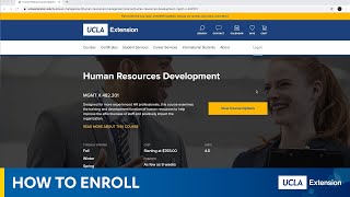 UCLA Extension How to Enroll [upl. by Esilanna]