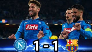 Napoli vs Barcelona 11 ● UCL 2020 ● Extended highlights amp Goals [upl. by Martino]