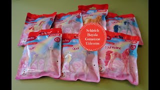 Schleich Bayala Unicorn Animal Figures Gemstone Collectible Unicorns Set 2 [upl. by Eliga]