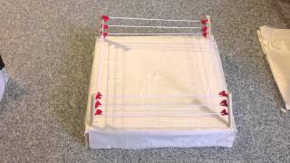 Homemade Custom WWE Figure Ring [upl. by Sydel]