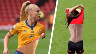 Funny and Crazy Goal Celebrations in Womens Football [upl. by Desta]