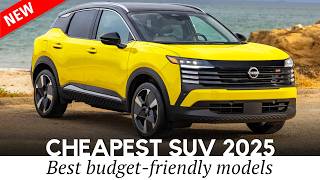 Cheapest New SUVs and Crossovers Starting at 19999 2025 Lineup Review [upl. by Evol775]