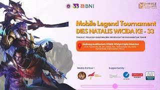 Diesnatalis ke33 STMIK WICIDA Mobile Legends  STMIK Widya Cipta Dharma [upl. by Hollingsworth]