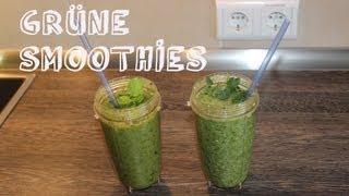 Green Smoothie I 2 Rezepte I Healthy Food [upl. by Yrak]