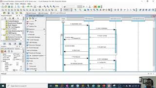 Creating Sequence Diagrams Using Visual Paradigm Tool Part 1 [upl. by Kciwdahc]