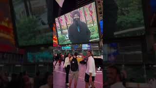 Jaswinder Singh enjoy time square New York City USA [upl. by Larual727]