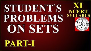 Class 11 Maths Student Problems on Chapter 1 Sets 2019 Q7 [upl. by Gaidano500]