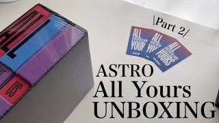 UNBOXING ASTRO All Yours  part 2 [upl. by Giacamo562]