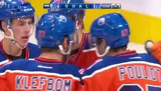 Milestone Puljujarvi scores first career goal [upl. by Mercie691]