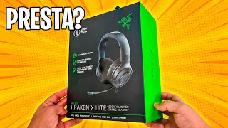 O HEADSET MAIS quotBARATOquot DA RAZER  Kraken X Lite [upl. by Imugem]