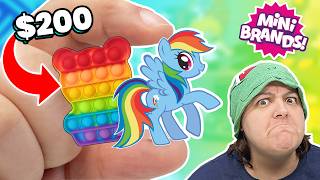 I Unbox 100 MINI Mystery Boxes Challenge Mini Brands Toys Series 3 [upl. by Stanford]