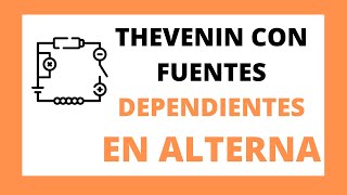 THEVENIN CON FUENTES DEPENDIENTES EN ALTERNA  4 [upl. by Gui]