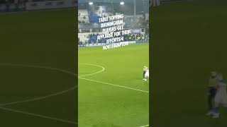 Disappointed Birmingham players applaud fans after lucky Northampton get a late jammy goal [upl. by Attelrahc723]