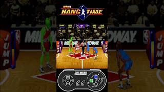 Nets Vs Knicks  1st 1 of 5  Peanut Alien 👽  NBA Hangtime  SNES [upl. by Ecinrev]