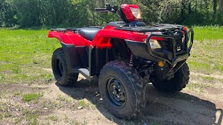 2022 Honda Foreman ES EPS Review THE WORK HORSE OF ATVS [upl. by Anuaf154]