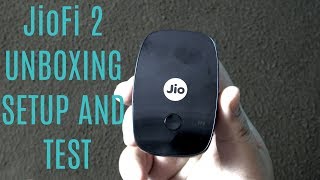 JioFi 2 Unboxing Setup And Test [upl. by Yelroc]