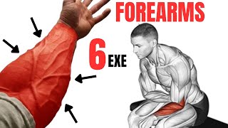 6 BEST FOREARMS EXERCISES AT GYM amp HOME  Extensor  Flexor  Brachioradialis [upl. by Naicad]