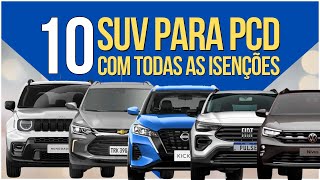 10 SUVs para PCD em 2024 Guia Completo com Avaliações e Preços [upl. by Jehanna]