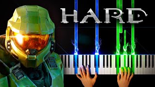 Zeta Halo Halo Infinite Main Theme  Piano Tutorial [upl. by Raquela307]