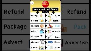 Noun and verb english grammarlessons englishlanguage [upl. by Jeconiah361]