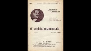 Canzoni napoletane  O surdato nnammurato date 1915 For Piano and Classical Guitars Orchestra [upl. by Calli83]