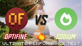 Optifine VS Sodium Which is better optifine sodium fps comparison [upl. by Biron607]