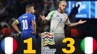 France vs Italy  13  Europe Nations League 🏆 Highlights amp All Goals HD 🇲🇫vs🇮🇹 [upl. by Nihcas679]