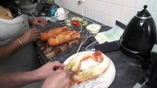 How to prepare lobster thermidor [upl. by Einal]