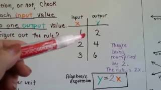 Grade 8 Math 61a Functions  Understanding Types of Function relationships [upl. by Helaine]