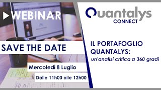 Webinar Quantalys  Il Portafoglio Quantalys [upl. by Ahtenak]