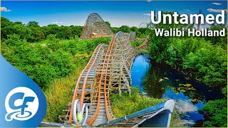 Untamed front seat onride 5K POV 60fps Walibi Holland [upl. by Johen]