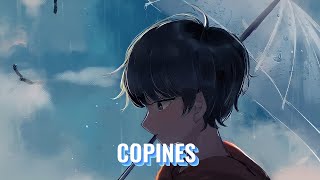 Nightcore  Copines Aya Nakamura Speed up  lyrics [upl. by Ocnarfnaig227]