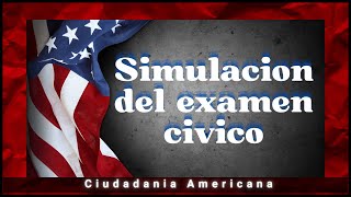 Simulador del exámen cívico examendeciudadaniaamericana examendeciudadania clasesdeciudadania [upl. by Nylyoj584]