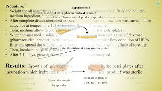 Exp Microbiology B Pharma 3rd Sem To perform sterility testing of given pharmaceutical product [upl. by Klotz]