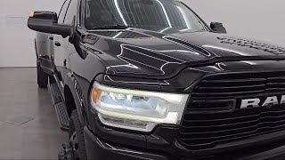 2020 Ram Ram 3500 Laramie Diamond Black Crystal Pearlcoat Used walk around for sale in Fond Du Lac [upl. by Izzy]