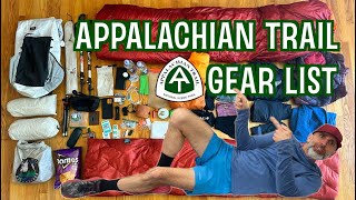 Appalachian Trail Gear List [upl. by Garate]